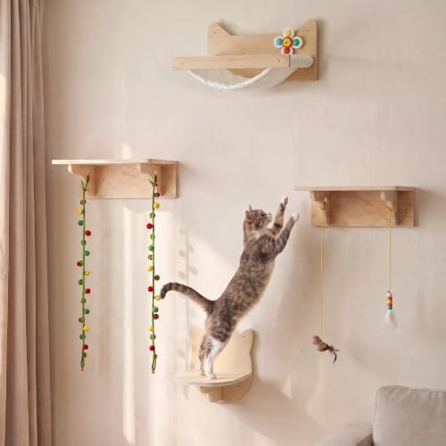 Cat Wall Shelves，Modern Cat Wall Furniture - Image 2