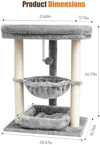 SYANDLVY Small Cat Tree for Indoor Cats - Image 3