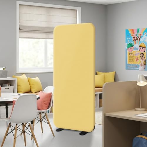 DECOLAB Free Standing Room Divider, Portable Wall Panel 29"x65" by DECOLAB