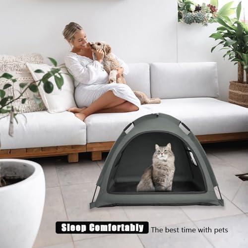 Anti-Anxiety Open Pet Tent for Cats & Dogs, Calming Hideaway - Image 2