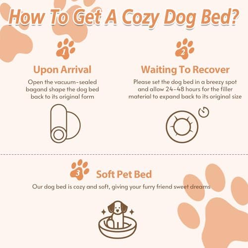 JOLLYVOGUE Calming Dog & Cat Bed 45" - Image 7