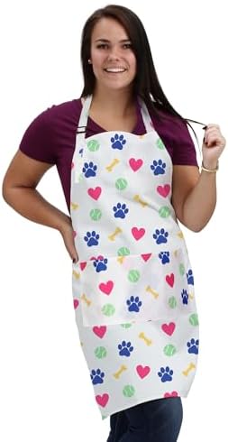 Plum Hill Waterproof Dog Grooming Apron, Groomer Apparel, Pet Washing Smocks by PlumHill