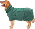 Geyecete Dog Bathrobe Towel Dog Drying Coat-Dry Fast Dog Bag-Pineapple Grid by Geyecete