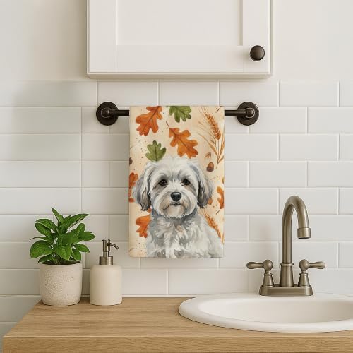 Caroline's Treasures Coton de Tulear Dogs Kitchen Towel 15x25 in - Image 2