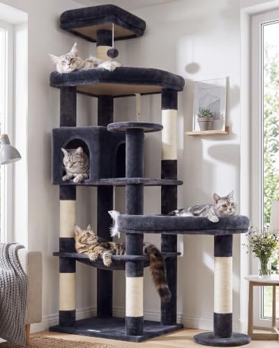 Globlazer 65in Sturdy Cat Tree Tower by Globlazer