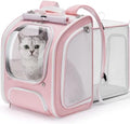 Pecute Cat Backpack Carrier, Cat Bubble, 12.6" L x 10.2" W x 16.5" H by pecute
