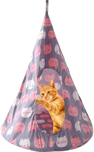 Breathable Cat Hammock Bed Comfortable Hanging Pet Hammock Bed Swing by Unknown