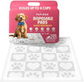 Pupiboo Disposable Dog and Cat Training Pads – 23x23 in Highly Absorbent Pee by PUPIBOO