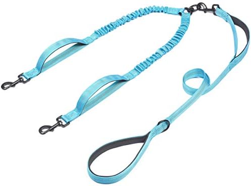 iYoShop Double Dog Leash with 3 Extra Traffic Handles, 15-120 lbs by iYoShop