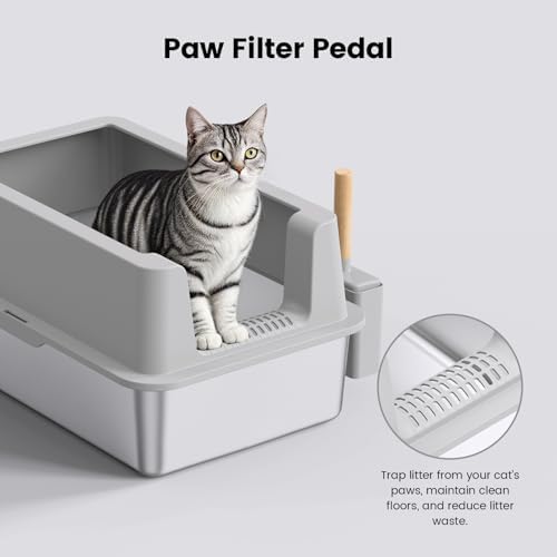 2 Pack Stainless Steel Cat Litter Box - Image 3