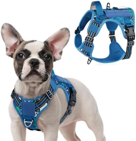 rabbitgoo Tactical Dog Harness for Small, No Pull Military Service Vest by rabbitgoo