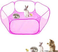 Small Animals Playpen, Portable Pop-up Open Interactive Pet Tent, Indoor by Sheldamy