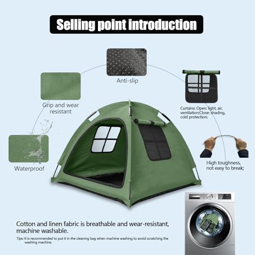 Anti-Anxiety Open Pet Tent for Cats & Dogs, Calming Hideaway - Image 4