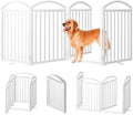 SNUOWU 4 Panles Full Matel Freestanding Dog Gates by SNUOWU