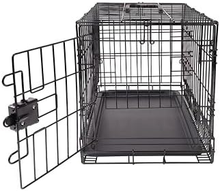 Amazon Basics Portable, Foldable Metal Wire Small Dog Crate - Image 3