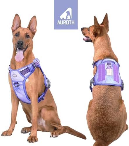 AUROTH Dog Harness for Large Dogs, No Pull Tactical Dog Vest Heavy Duty - Image 2