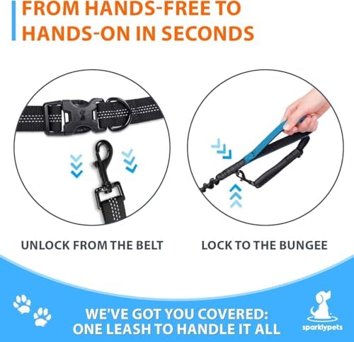 SparklyPets Hands Free Dual Dog Leash - Image 4