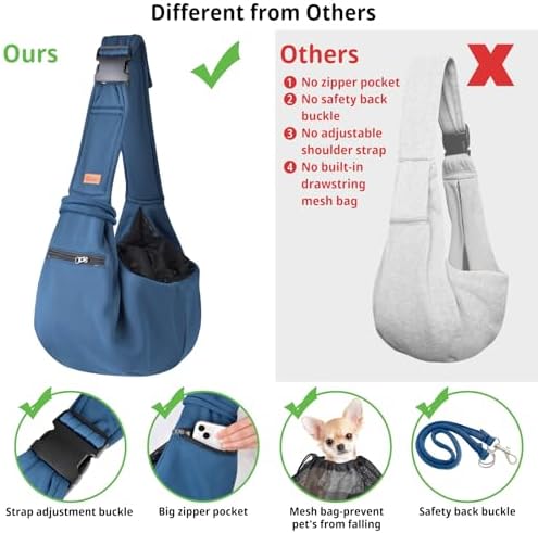 CUBY Dog and Cat Sling Carrier - Image 2