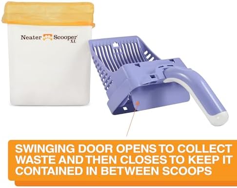 Neater Pet Brands Neater Scooper XL Cat Litter Scoop, 60 Refill Bags – - Image 3