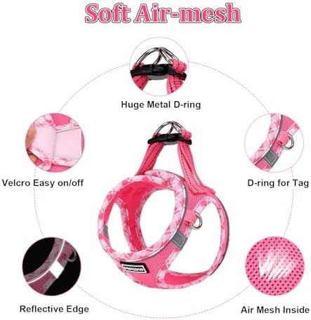 Mercano Soft Mesh Dog Harness and Leash Set, Step-in Reflective Breathable - Image 3