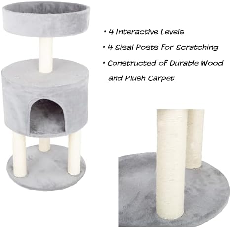 4-Tier Round Cat Tower - Image 3
