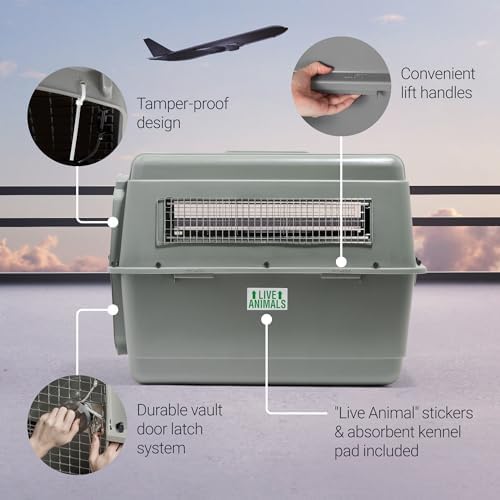Petmate Sky Kennel for Air Travel, 48in Dog Crate for Pets 90 to 125lbs - Image 6