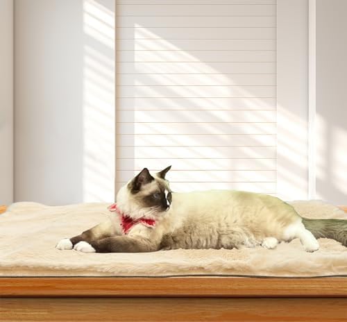 Soft Cat Window Sill Pet Pad Perch, Fluffy Windowsill Pet Mat Pillow Seat Bed - Image 3