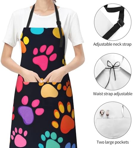 Art Apron with Pocket for Women Men - Image 2
