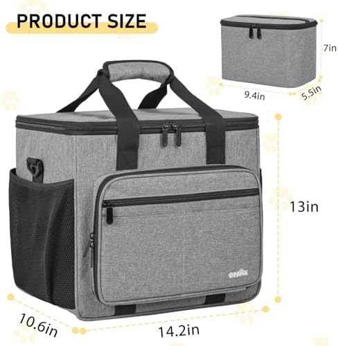 GMAK Pet Grooming Bag, Pet Hair Clipper Organizer Grooming Bag - Image 6