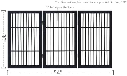 Urnporium Pet Dog Gate Freestanding, Strong Durable Folding Wooden Fence - Image 3