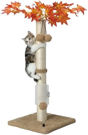 MECOOL Cat Scartching Post，30-inch Cute Scartching Posts by MECOOL