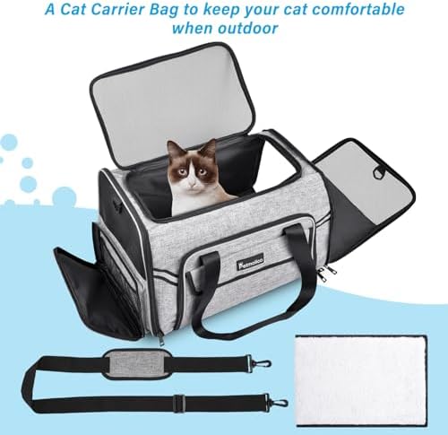 Petmolico Cat Carrier Soft-Sided Airline Approved - Image 4