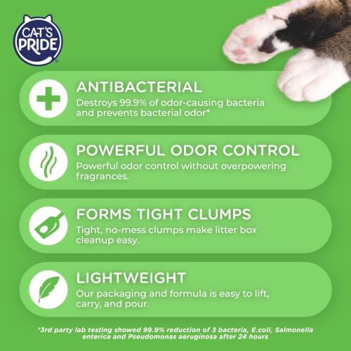 Cat's Pride Antibacterial Litter, Odor-Eliminating Scented 18lb - Image 3