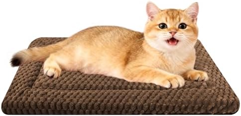 Dog Bed Mat, Reversible & Ultra Soft Kennel Pad-Machine Washable Pet Bed by SUNSHE