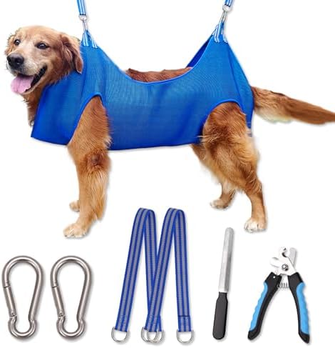 Kkiimatt 10 in 1 Pet Grooming Hammock Harness by Kkiimatt