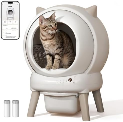 Automatic Litter Box, ZHMZ Self Cleaning Litter Box by SMARTLIFEFORCATS