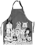 Art Apron with Pocket for Women Men by DZGlobal