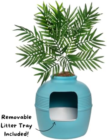Good Pet Stuff Original Hidden Litter Box Planter, Decorative Cat Litter - Image 3