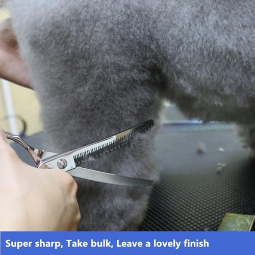 HASHIMOTO Curved Eraser Dog Grooming Scissors, 23 Teeth, 7.0 inch. - Image 4