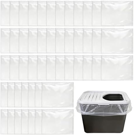 50 Pcs Thick Litter Box Liners Compatible by Unknown