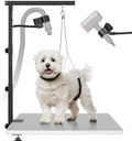 Dog Grooming Arm with Hair Dryer Stand, Adjustable 37'' Dog Grooming Table Arm by AYBBSHOW