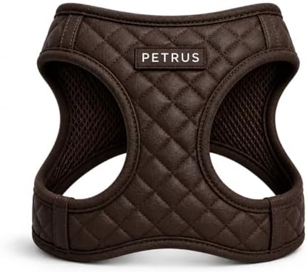 Step in Dog Harness, Lightweight Breathable Mesh Soft Padded Pet Vest, Vegan by PETRUS