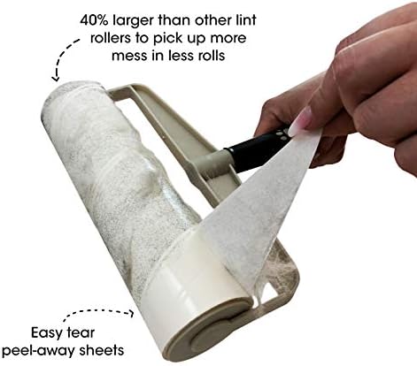 Spotty Supersize Extra Sticky, Adhesive Lint Roller Refill, Pet Cat & Dog Hair - Image 2