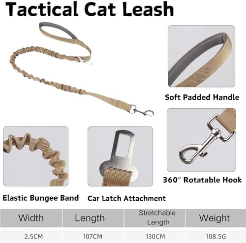 Tactical Cat Harness and Leash Set - Image 4
