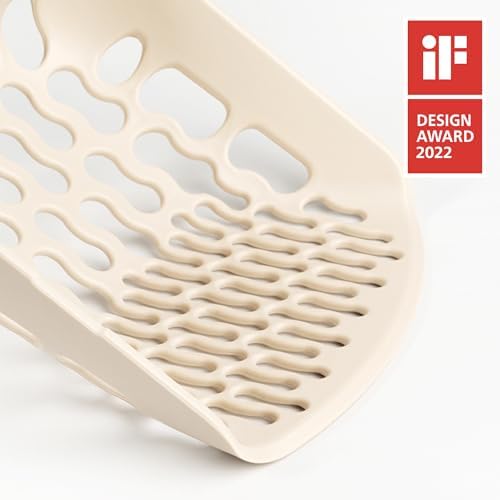 Lady N Cat Litter Scoop for tofu and Clay Litter, Durable Easy-to-Clean ABS - Image 3