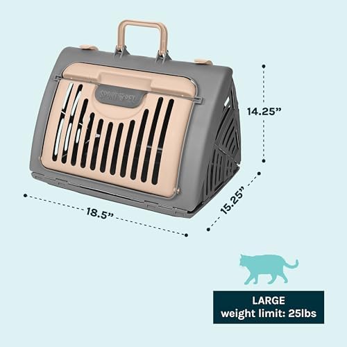 SportPet Designs Foldable Travel Cat Carrier - Image 3