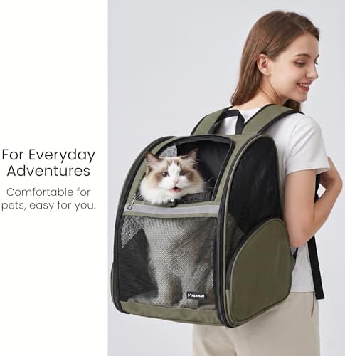 Cat Backpack Carrier for Small Dogs and Medium cat Puppy Kitten Bunny Pet - Image 2
