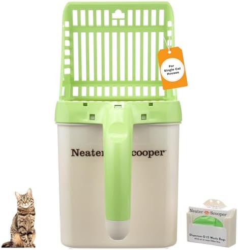 Neater Pet Brands Neater Scooper Standard Cat Litter Scoop, 15 Refill Bags – by NeaterPetBrands