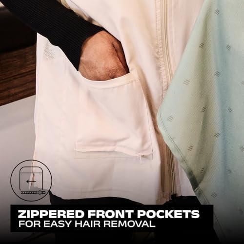 Barber Strong Barber Vest, Men's Hair Repellent, Lightweight & Breathable Mesh - Image 5
