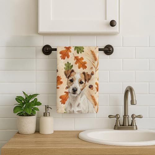 Caroline's Treasures Russell Terrier Dogs Kitchen Towel 15x25 - Image 2